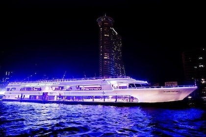 Crucero con cena al atardecer por el río Chao Phraya en Bangkok