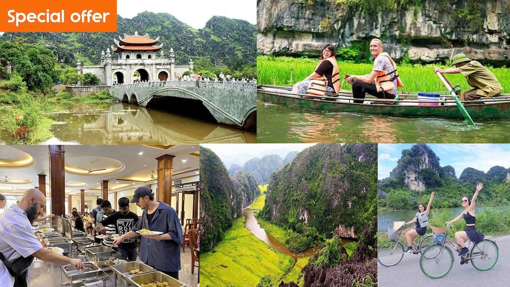 Day Trip: Hoa Lu, Trang An, Mua Cave with Transfer and Lunch