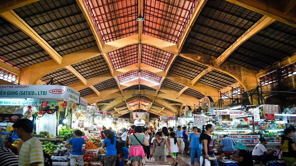 View inside Bến Thành Market in Ho Chi Minh City

