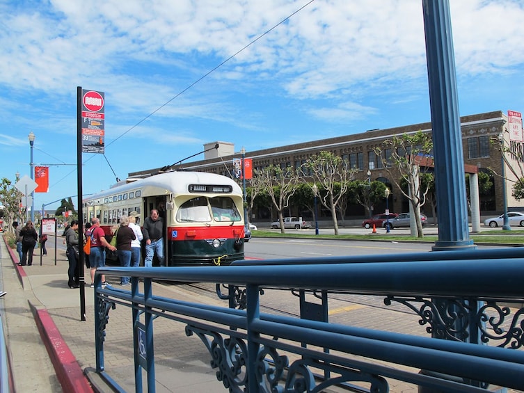 Cable Car at Fisherman's Wharf in San Francisco, California