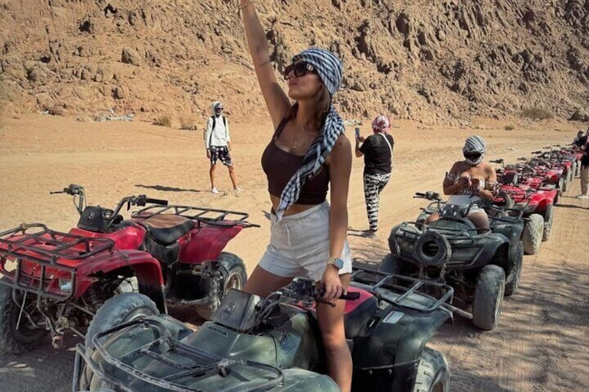 Sharm Super Adventure ATV Quad, Camel, BBQ Dinner & Oriental Show