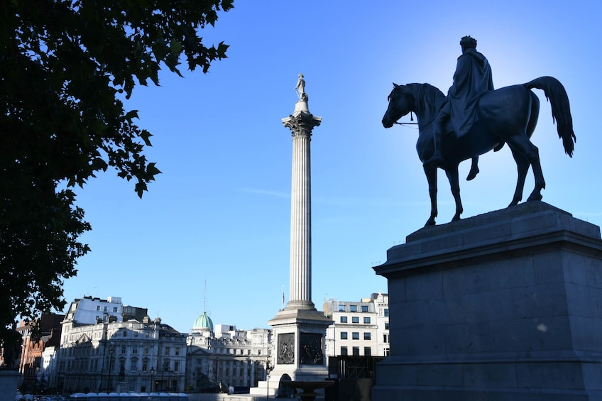 Trafalgar Square in London
