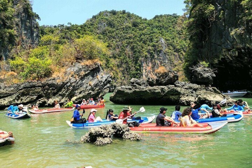 Day Tour with Sea Canoeing at Hong Island from Khao Lak