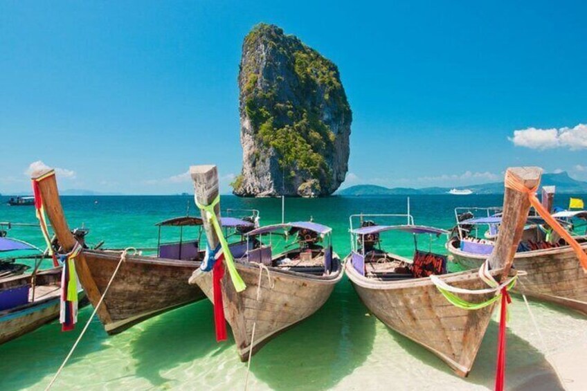 Krabi 4 Islands Trip by Longtail Boat