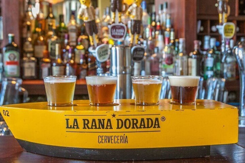 craftbeers samples and the one you prefer.
