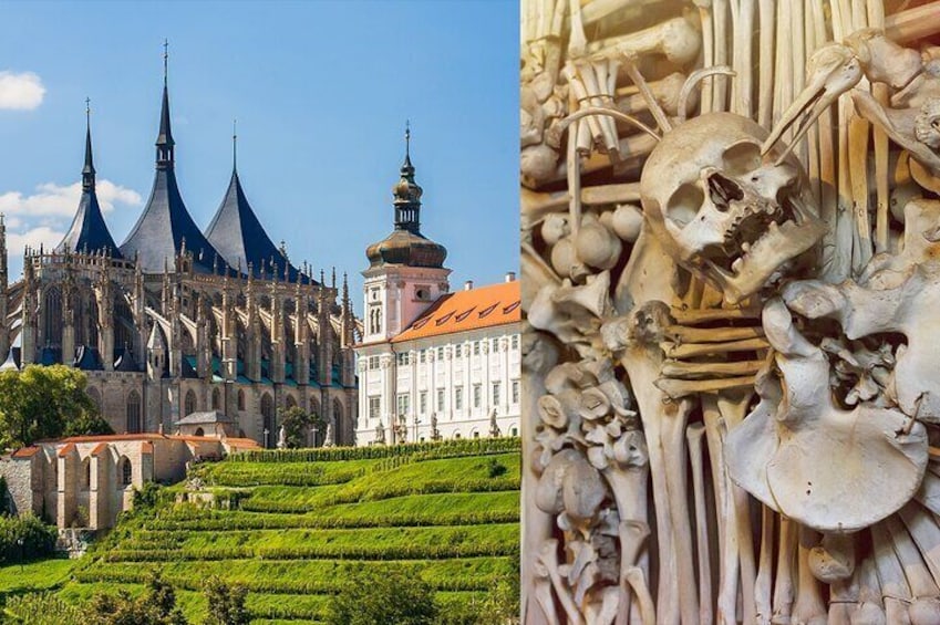 Kutna Hora Tour and Ossuary Visit from Prague with Admissions
