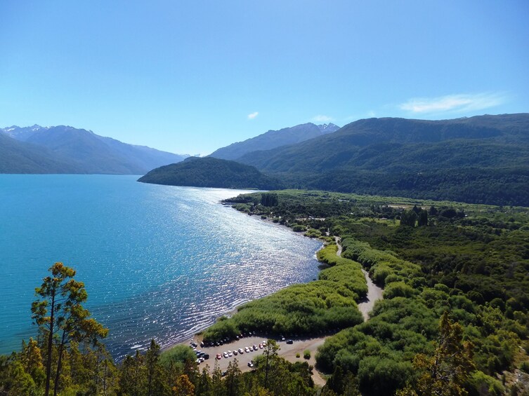 Puelo Lake on a beautiful day 