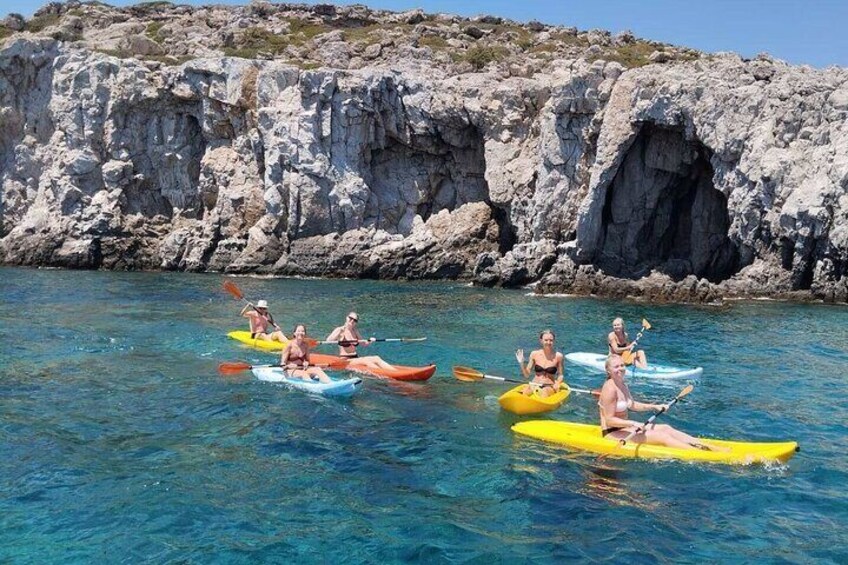 30m Wooden traditional Boat - 6.5 Hours Day Cruise in Rhodes