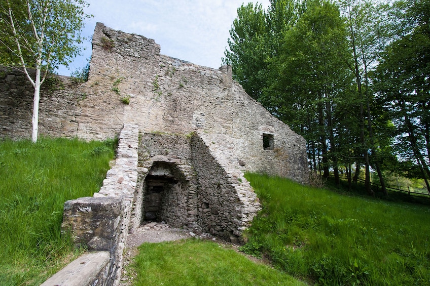 Stone ruins at Blarney Castle in Ireland