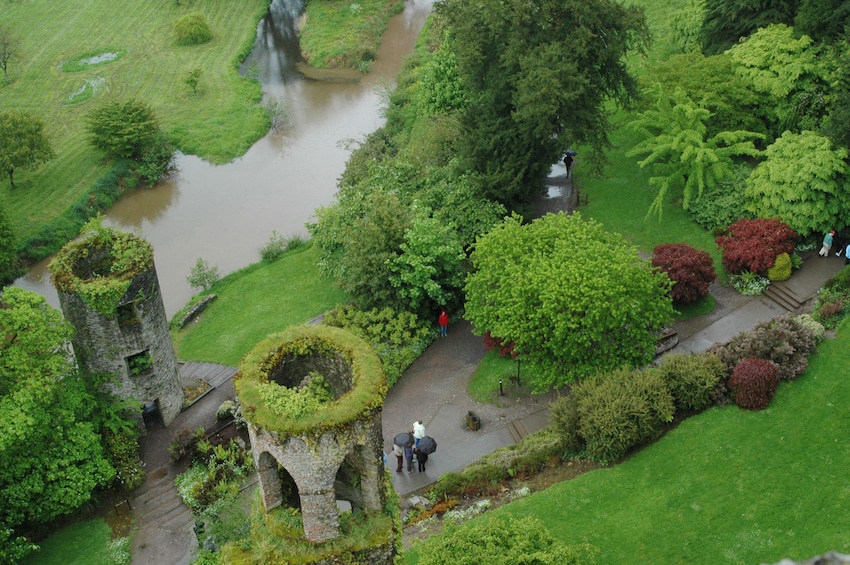 Blarney Castle gardens in Ireland