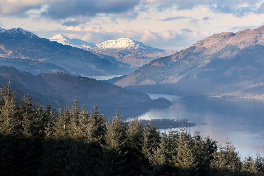 Beautiful view of mountain and river in Ireland