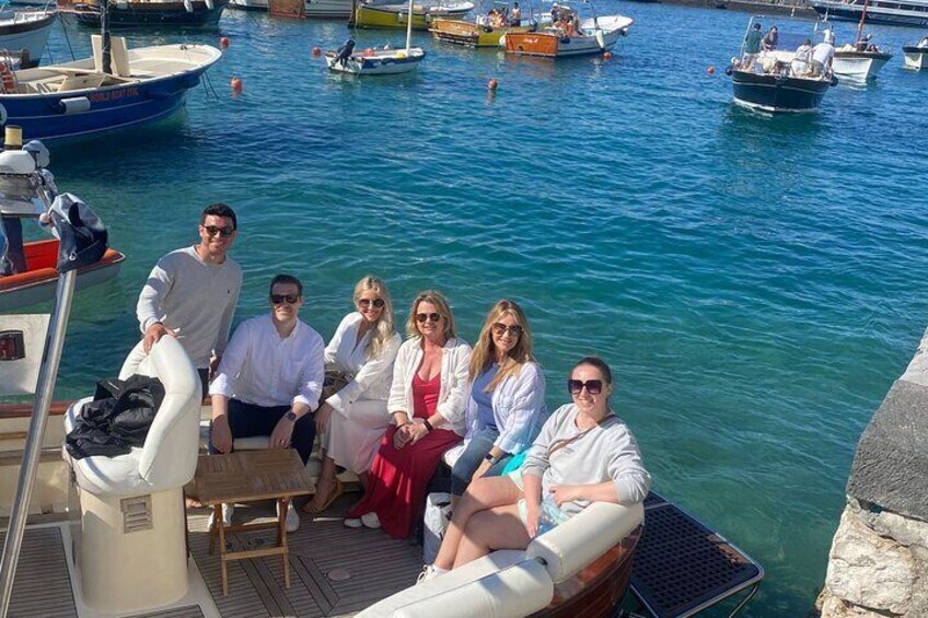 Boat Tour of the Caves on the Island of Capri