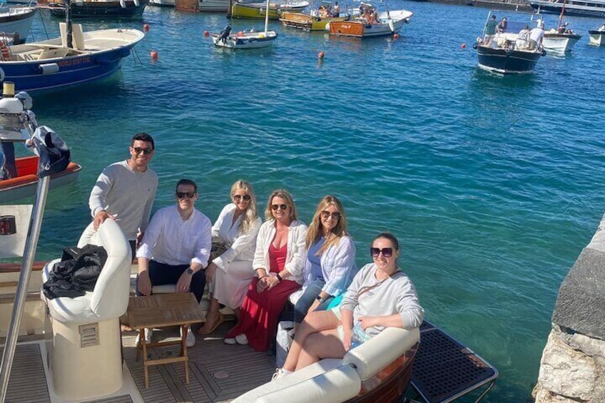 Boat Tour of the Caves on the Island of Capri