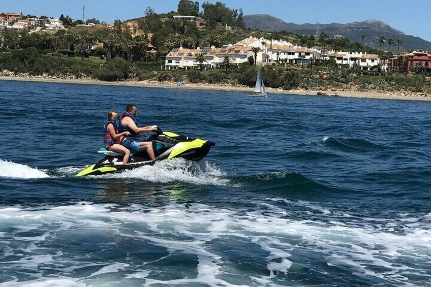 Jet ski rental in ESTEPONA (photo report)