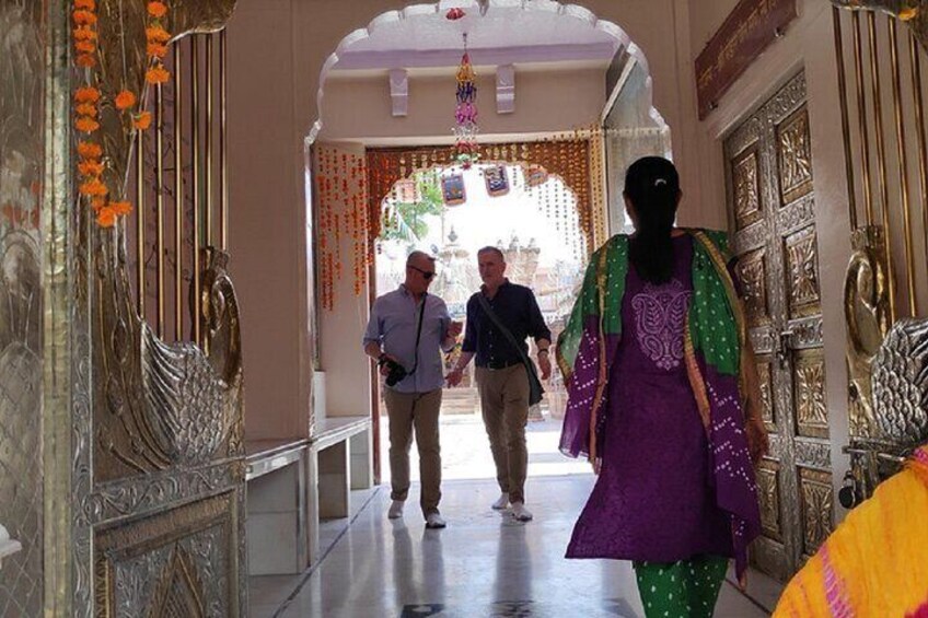 Tourist are entering in Osian Temple.