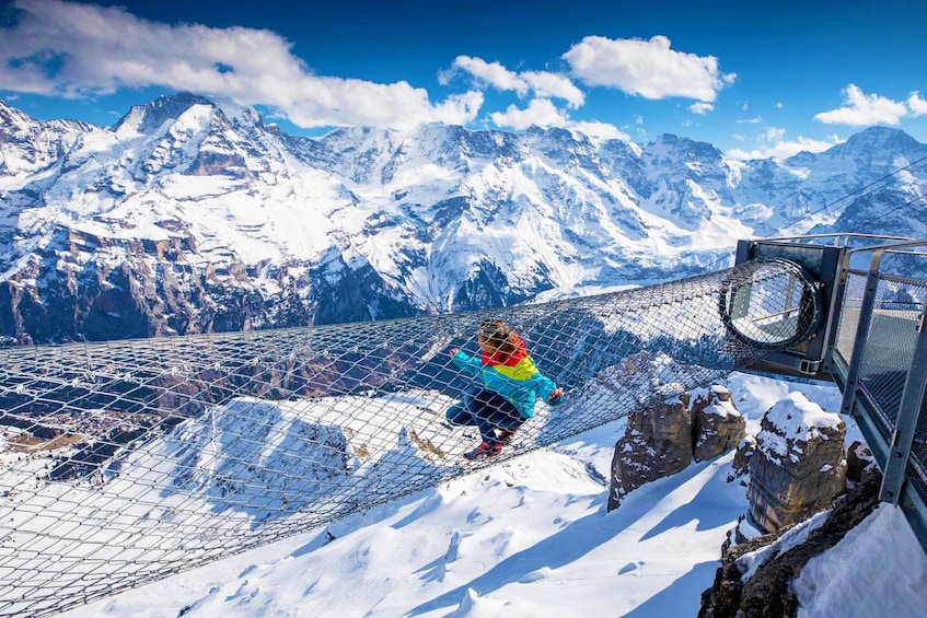 Day trip to Interlaken Schilthorn cable car: Bond World 007