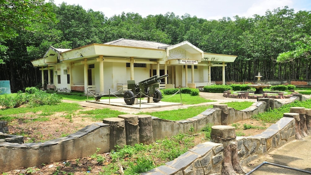 Exterior of Can Gio Museum in Vietnam