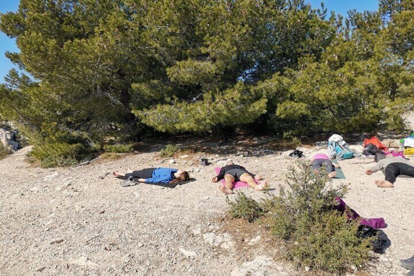 Hike and Yoga session to Calanques of Marseille