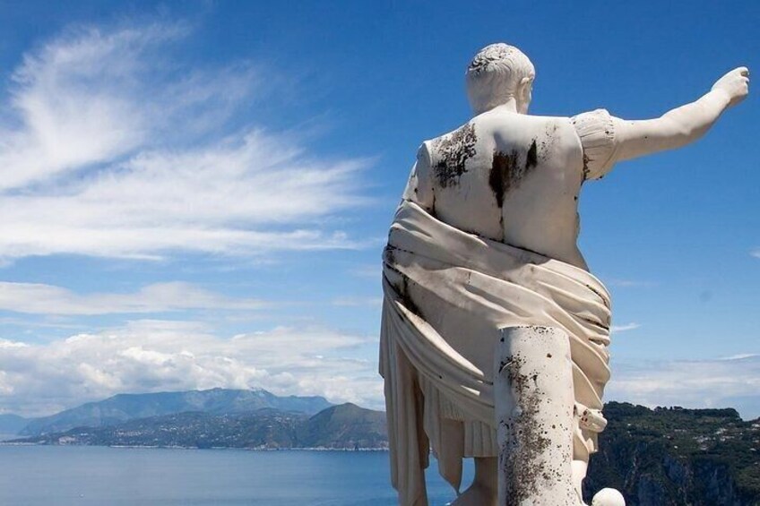 Capri, Sorrento and Pompeii tour from Naples