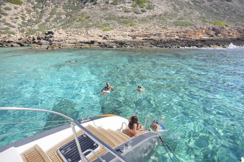 8-Hour Private Boat Rental for 10 people in Ibiza