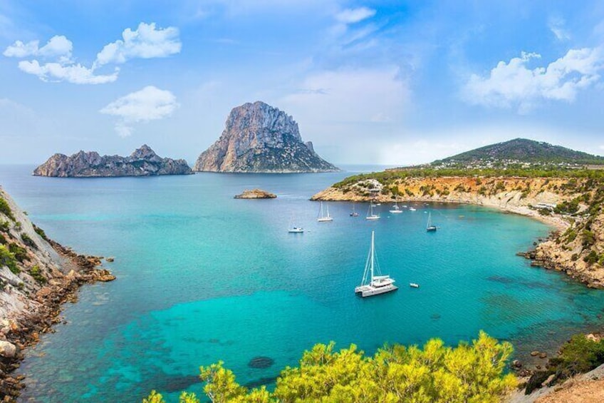 8-Hour Private Boat Rental for 10 people in Ibiza