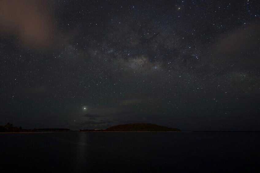 Milky way from Malecon de Esperanza