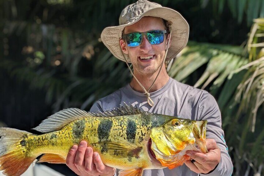 Private Fishing Activity on Gatun Lake in Panama