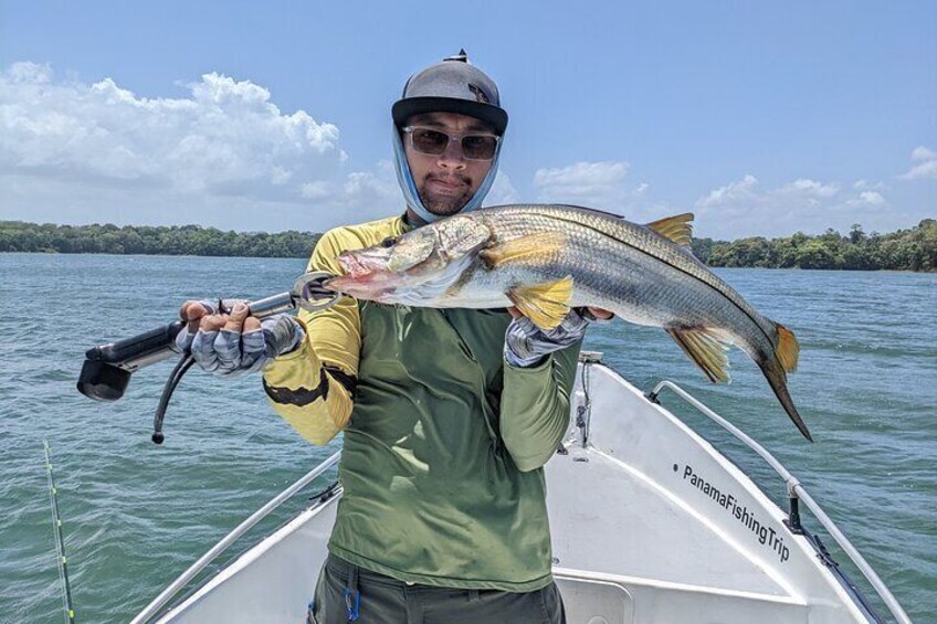 Private Fishing Activity on Gatun Lake in Panama