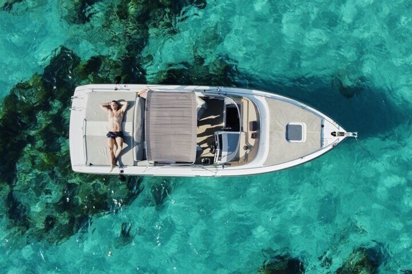 Private Boat Rental for 6 People 8 Hours in Ibiza