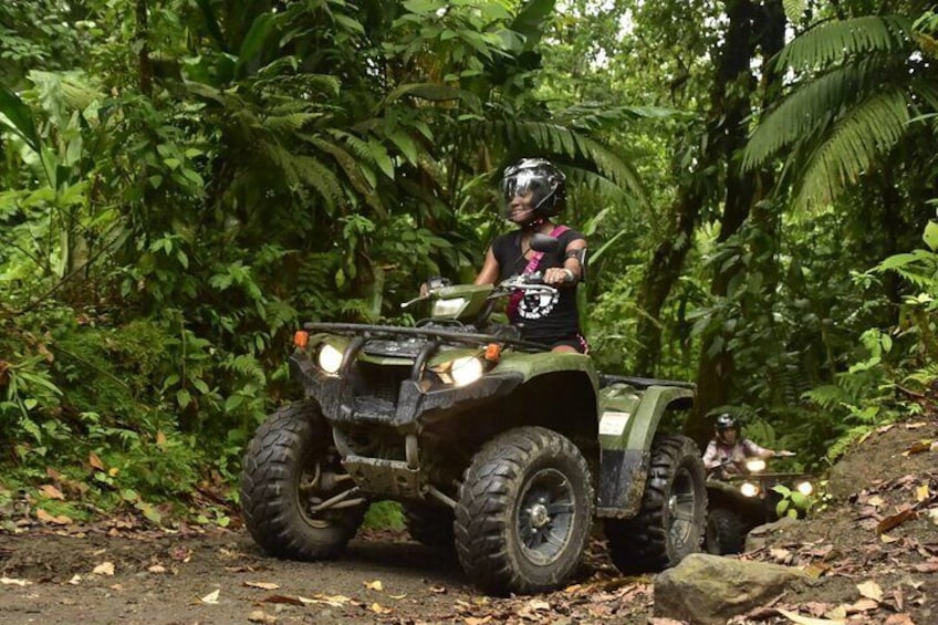 Pure Trek Canyoning and ATV Adventure in La Fortuna with Lunch