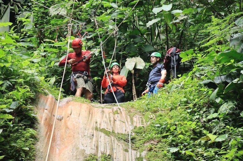 Pure Trek Canyoning and ATV Adventure in La Fortuna with Lunch