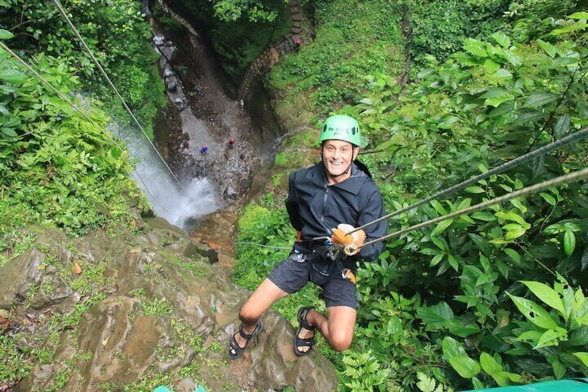 Pure Trek Canyoning and ATV Adventure in La Fortuna with Lunch