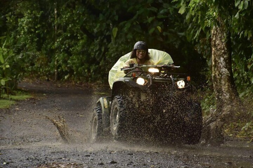 Pure Trek Canyoning and ATV Adventure in La Fortuna with Lunch