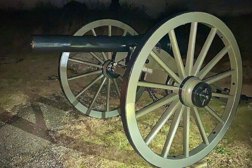 One of many beautiful cannons seen in Gettysburg