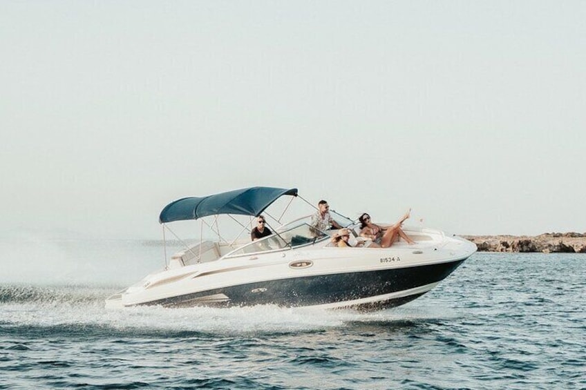 Rent Private Boat Sea Ray 260 for 10 people Ibiza-Formentera