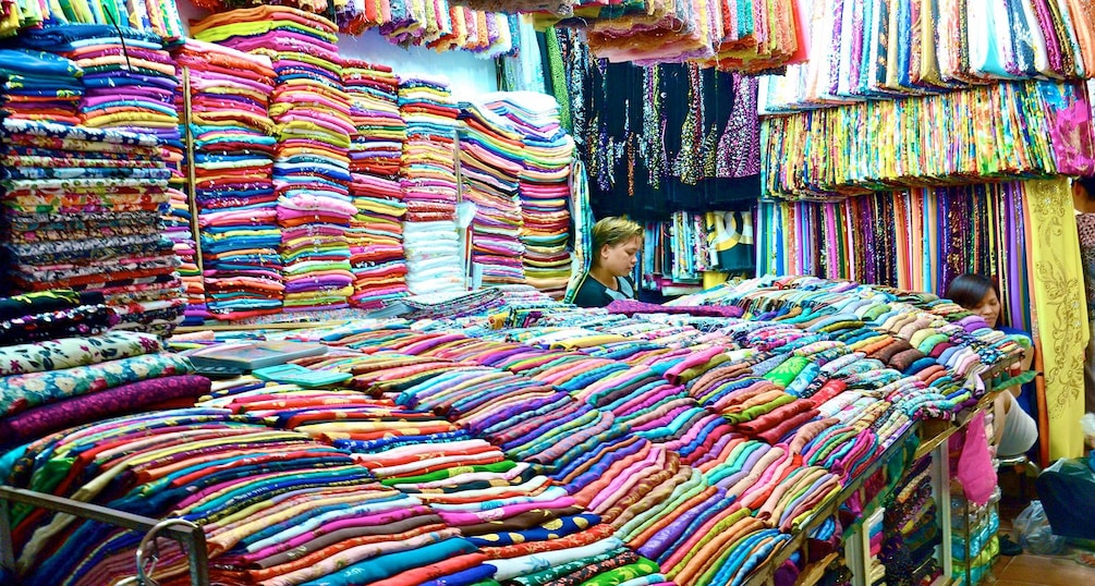 Fabric shop in Ho Chi Minh City 