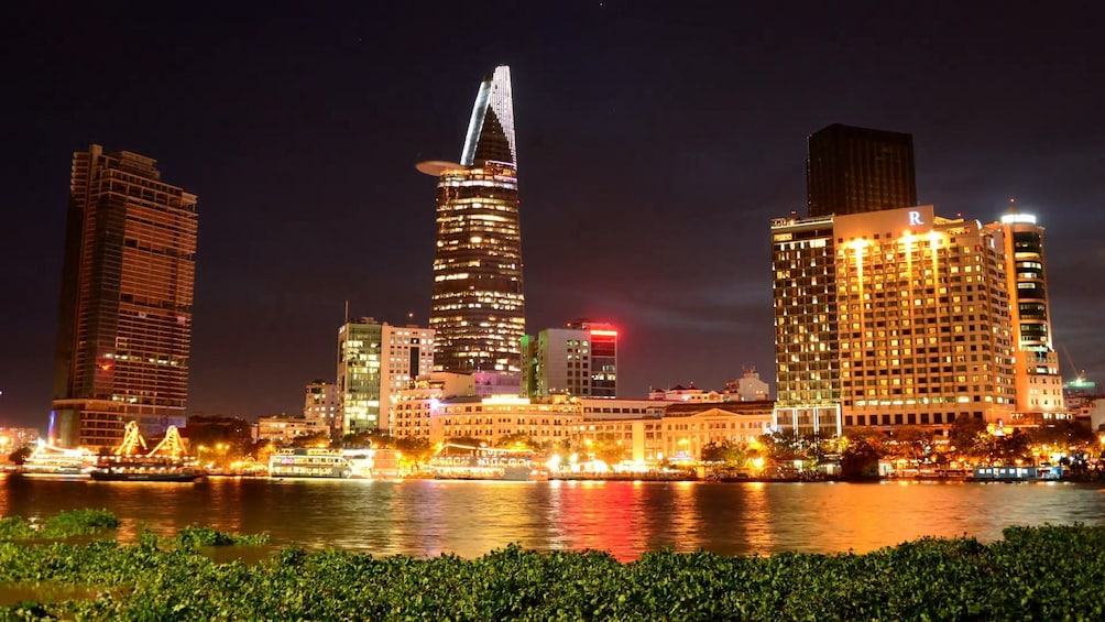 Night view of Ho Chi Minh City  