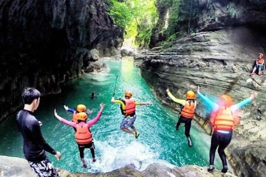 Full Course Badian Canyoneering Adventure with Lunch & Transfers