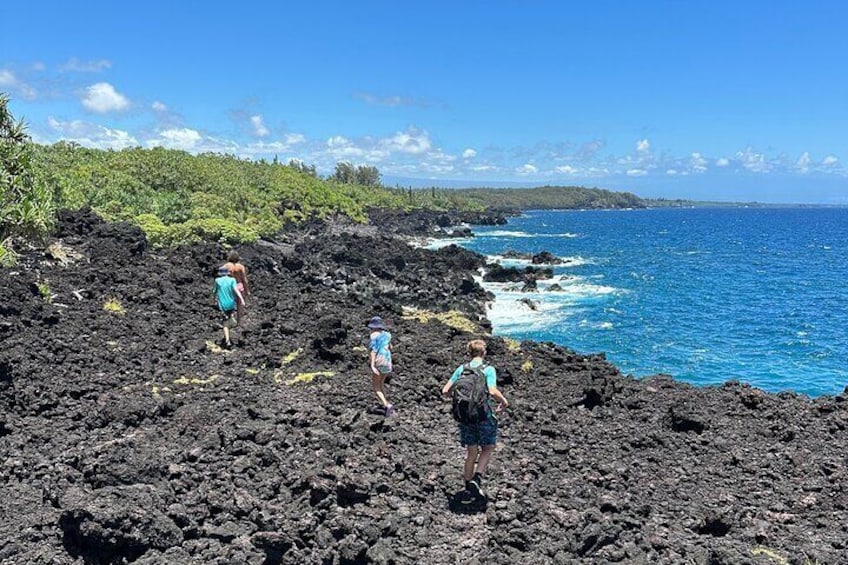 Short Private Hike To Secret Jungle Tide Pool