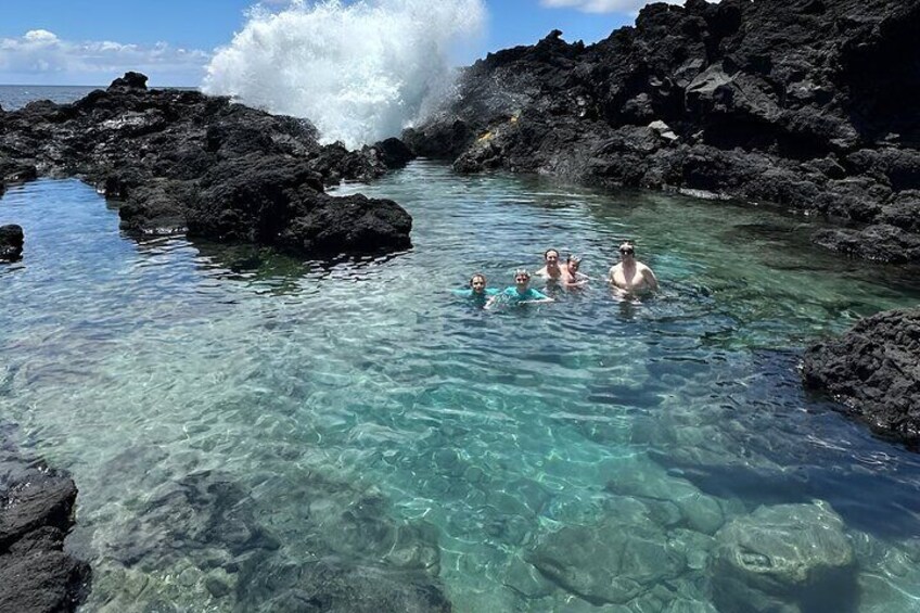 Short Private Hike To Secret Jungle Tide Pool