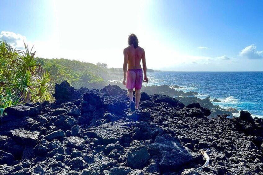 Short Private Hike To Secret Jungle Tide Pool