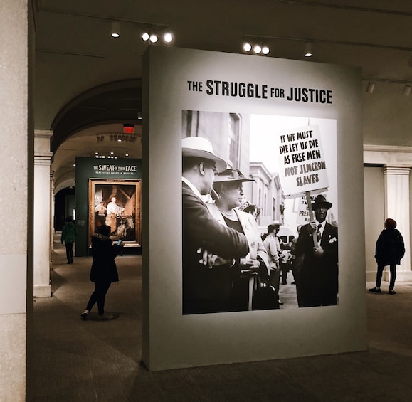 Civil Rights image at a National Portrait Gallery