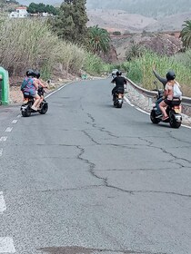 e-Scooter bergtocht in natuurpark optioneel Tapas