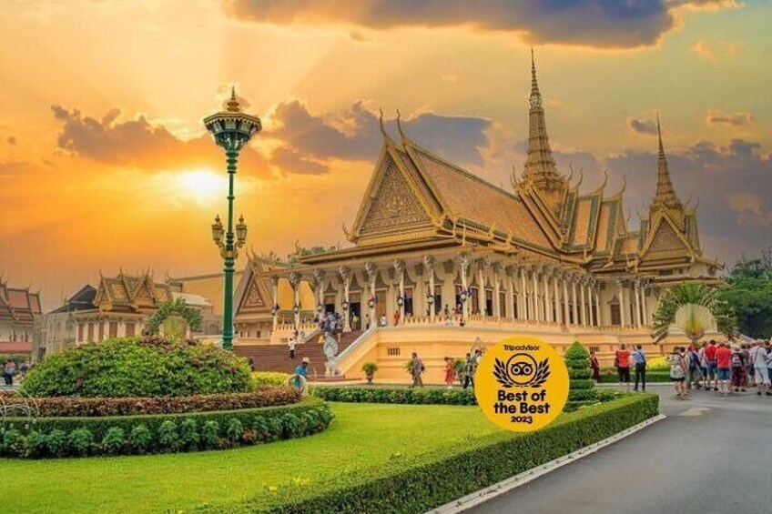 Phnom Penh City tour and Koh Dach Silk Island Private Day Tour