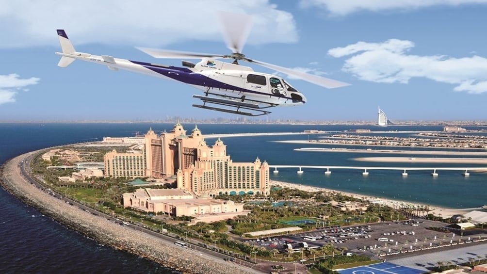 Show item 1 of 8. Helicopter tour from Dubai with Gray Line