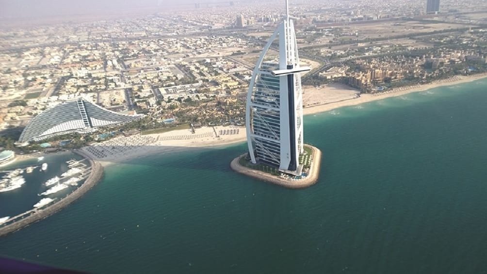 Show item 5 of 8. Helicopter tour from Dubai with Gray Line