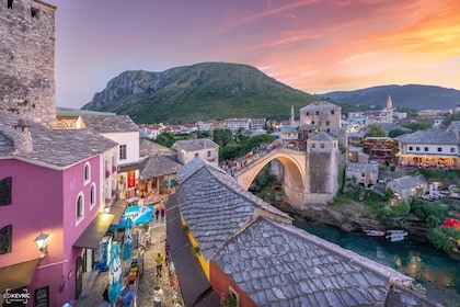 De Split/Trogir : Mostar et les chutes de Kravice avec déjeuner