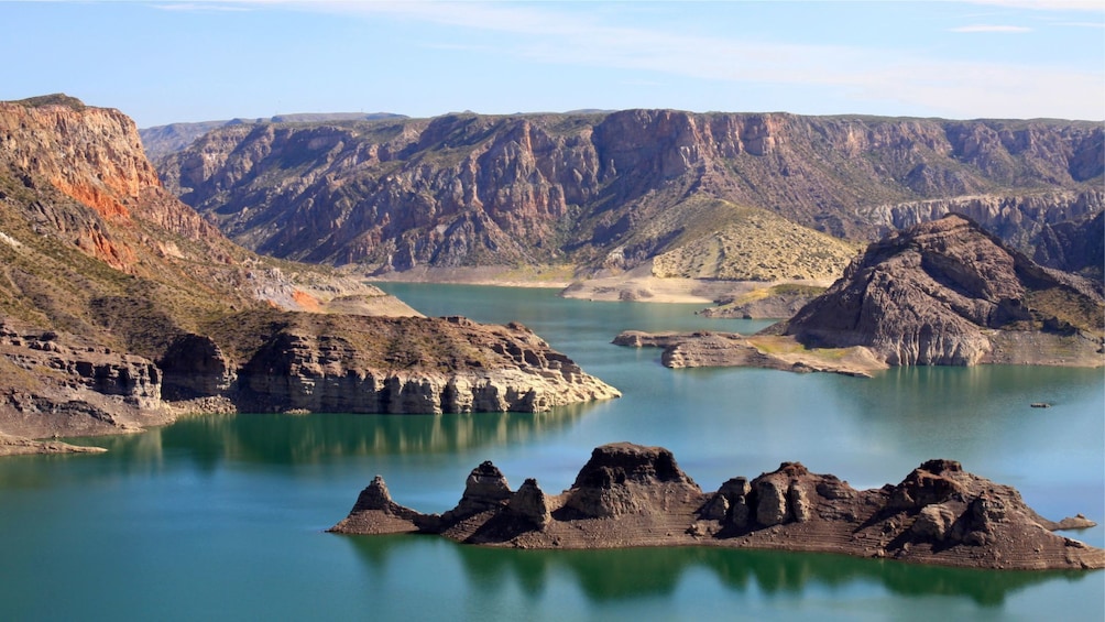 Lake in Atuel Canyon