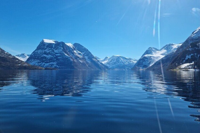 Private Boat Tour Fishing and Sightseeing Hjørundfjord