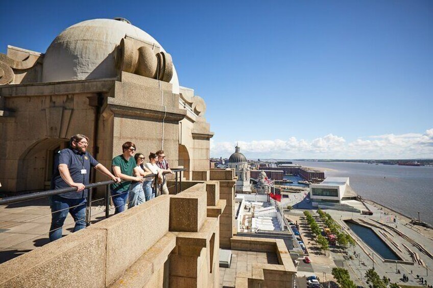 Look out across the famous River Mersey